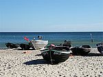 Fischerboote am Baaber Strand